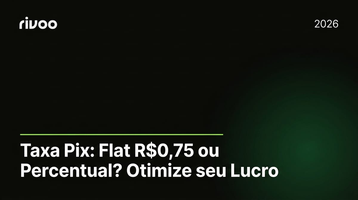Taxa Pix: Flat R$0,75 ou Percentual? Otimize seu Lucro
